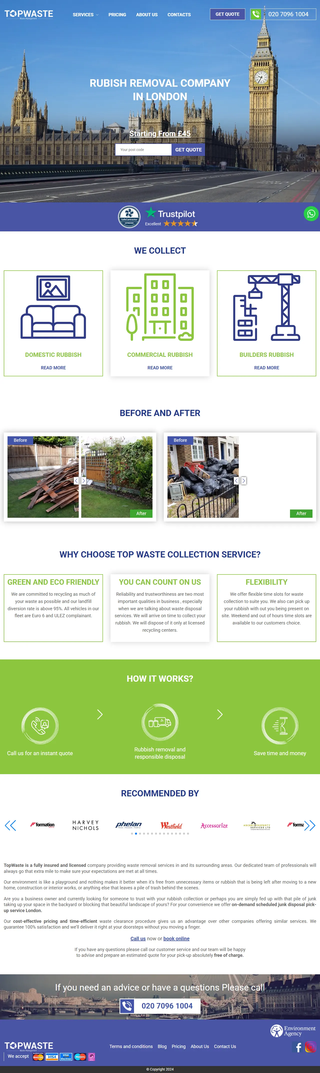 topwaste.co.uk homepage